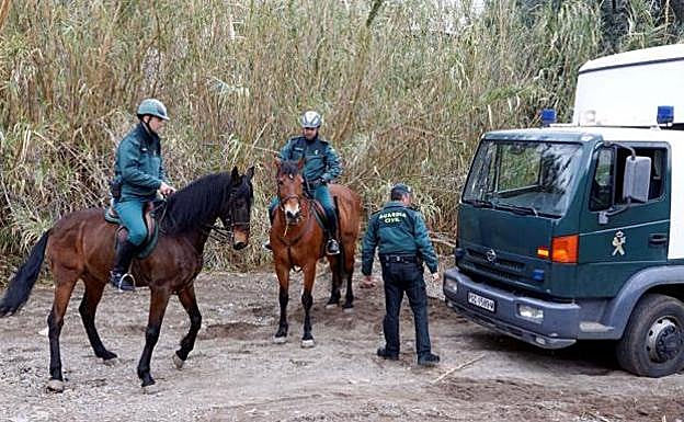 Zona en la que fue encontrada la camiseta de Gabriel 