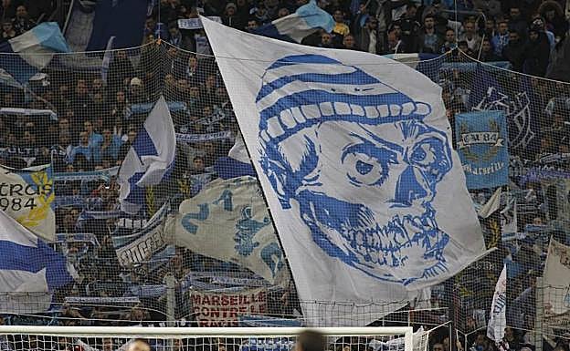 El 'Comando Ultra 1984', en el partido contra el Athletic.