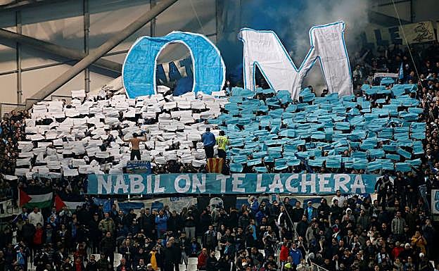 Imagen de los 'Fanatics 88' en el estadio.