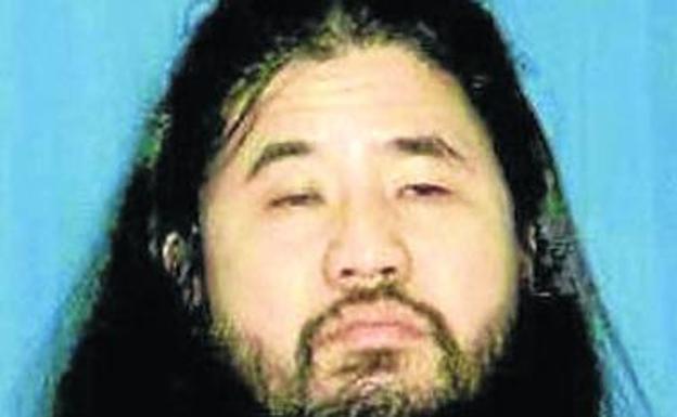 Shoko Asahara, líder de la secta.