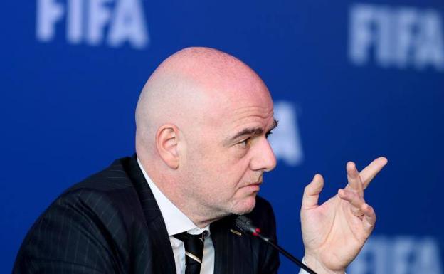 Gianni Infantino, presidente de la FIFA. 