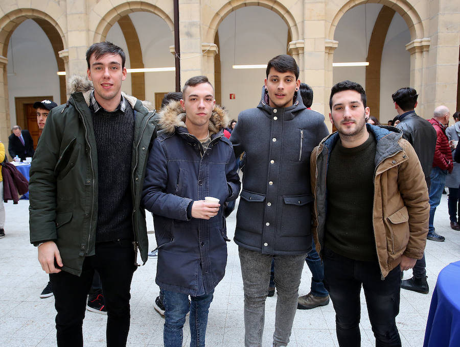 Iker Garrachón, Asier Sánchez, Yeray Aguilar y Rubén Barrado. 