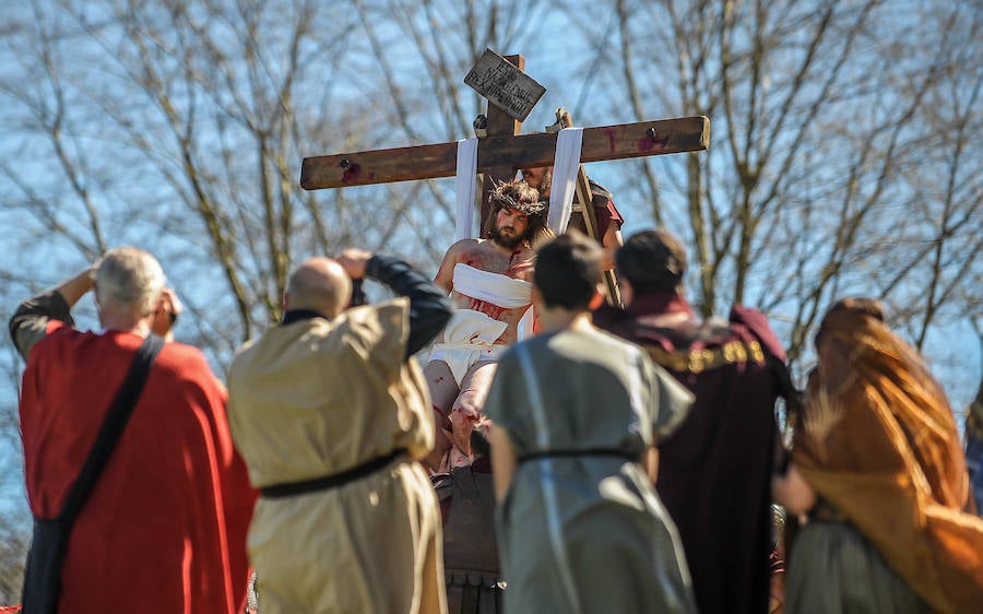 Fotos: El Vía Crucis de Arkotxa, en imágenes