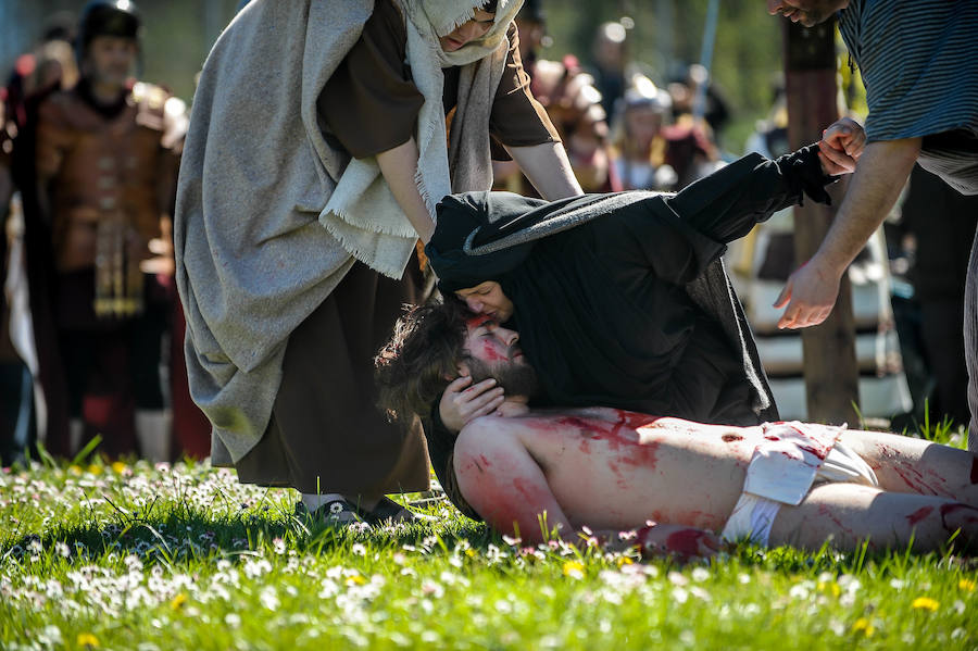 Fotos: El Vía Crucis de Arkotxa, en imágenes