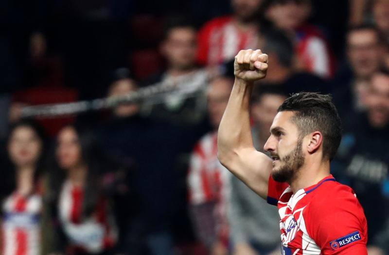 Las mejores imágenes del partido de ida de cuartos de final de la Liga de Campeones que enfrentó al Atlético y al Sporting de Lisboa, en el Wanda Metropolitano