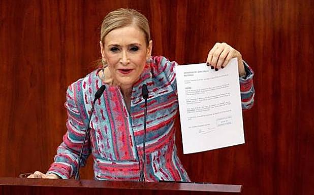 Cristina Cifuentes.