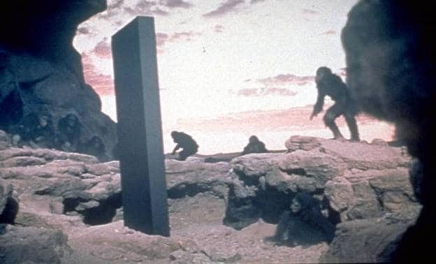 Imagen principal - Escenas de la película de Stanley Kubrick, '2001: Una odisea del espacio' (1968).