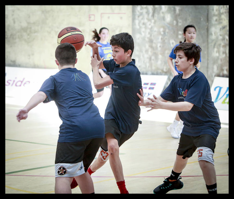 80 niños disfrutaron en castellano, euskera e inglés durante la semana pasada en el campus organizado por el Araberri.