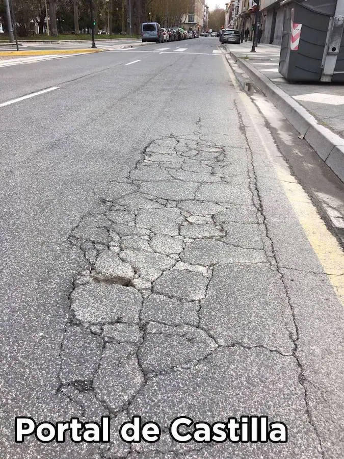 El número de baches se multiplica día a día y los conductores y ciclistas sufren las consecuencias que perjudican su seguridad.