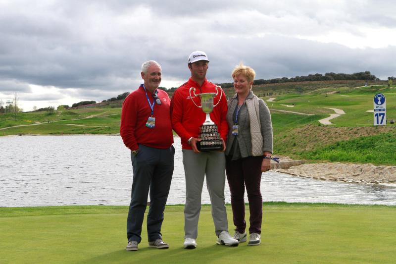 El golfista de Barrika  se impone a Paul Dunne y Nacho Elvira  en la jornada final celebrada en el Centro Nacional de Golf