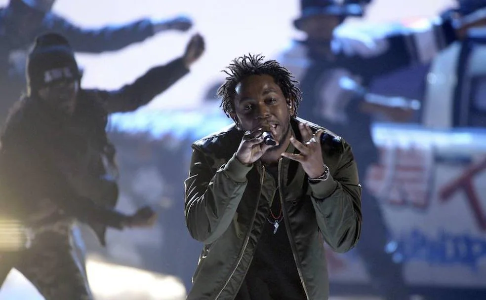 Kendrick Lamar, durante una actuación.