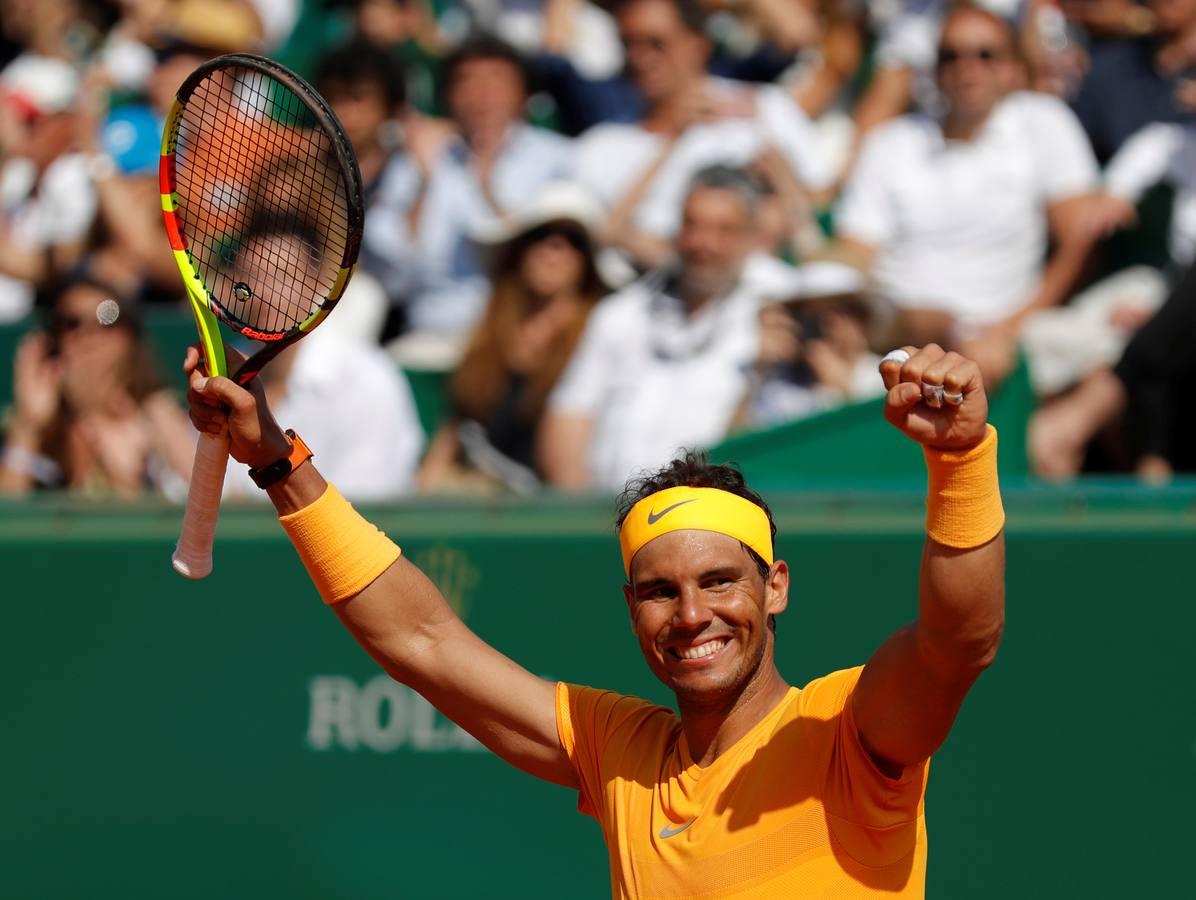 Las mejores imágenes de la final del Master 1.000 de Montecarlo entre el español Rafa Nadal y el japonés Kei Nishikori.