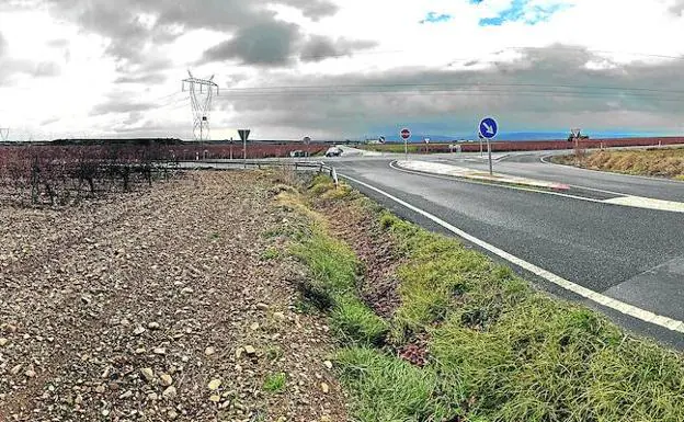 Cruce de La Zaballa, donde se proyectaba la creación de un nuevo sector industrial municipal, aparcado por el momento desde la Corporación jarrera.