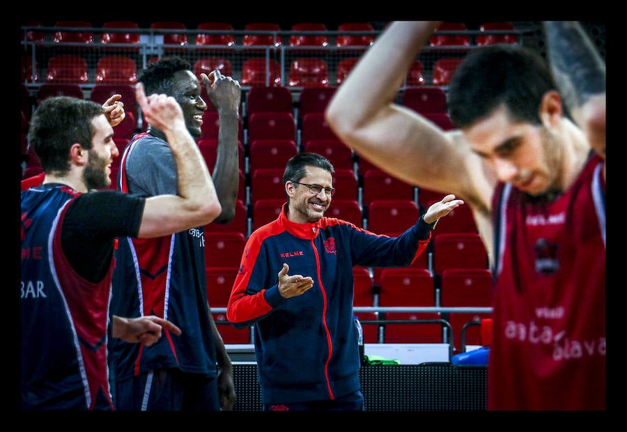 El equipo azulgrana prepara el tercer partido del 'play off' de Euroliga que se disputa este miércoles en Vitoria
