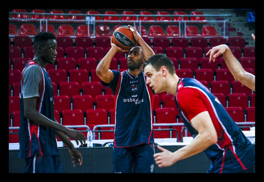 El equipo azulgrana prepara el tercer partido del 'play off' de Euroliga que se disputa este miércoles en Vitoria