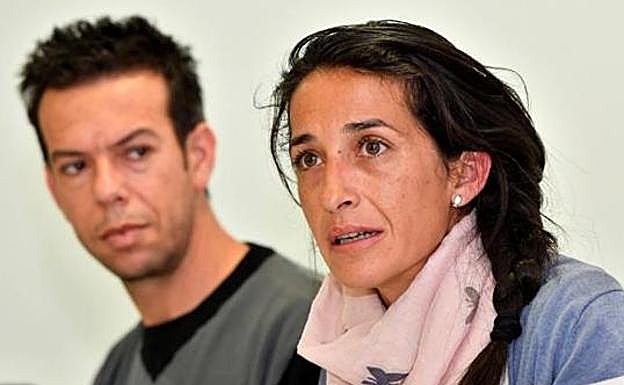 Ángel Cruz y Patricia Ramírez, padres del pequeño Gabriel.