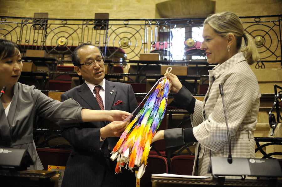 Han plantado un retoño del Ginkgoa Biloba, el único árbol que sobrevivió a la bomba atómica