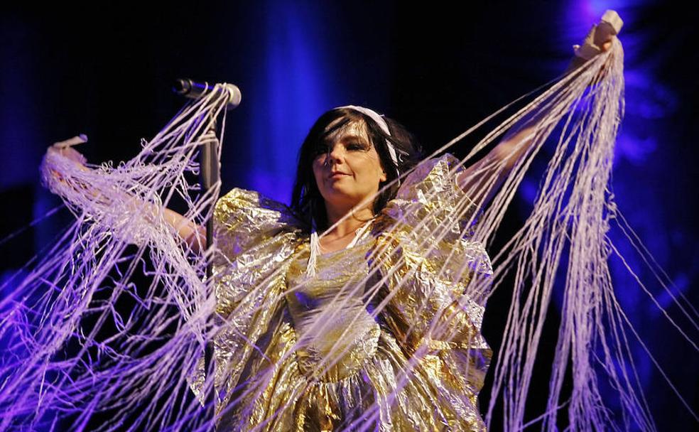La cantante islandesa Björk.