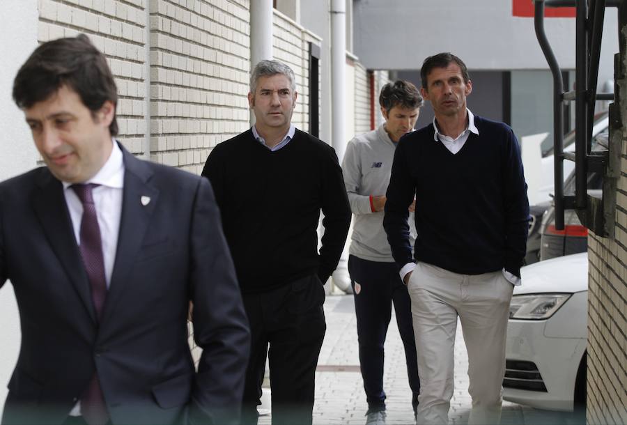 El adiós al entrenador del Athletic, en imágenes