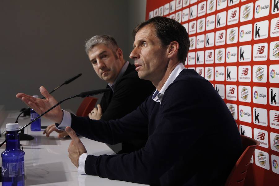 El adiós al entrenador del Athletic, en imágenes