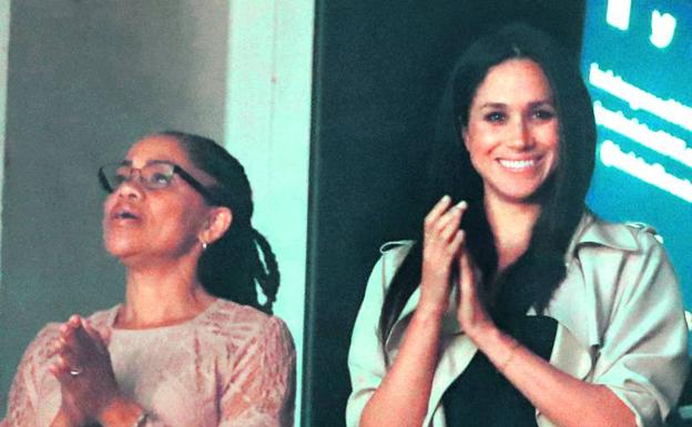 Meghan y su madre, Doria Ragland, en septiembre de 2017.