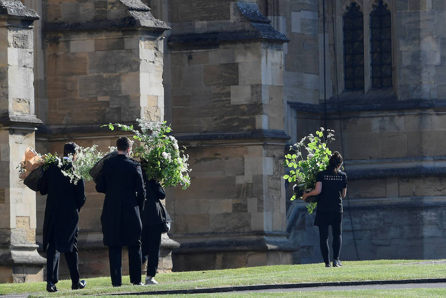 Fotos: Todo listo para la boda entre el príncipe Harry y Meghan