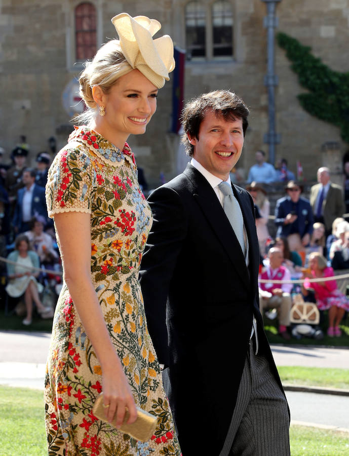 El cantante James Blunt y Sofia Wellesley.