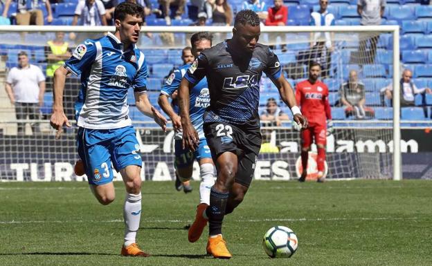 Wakaso, contra el Espanyol.