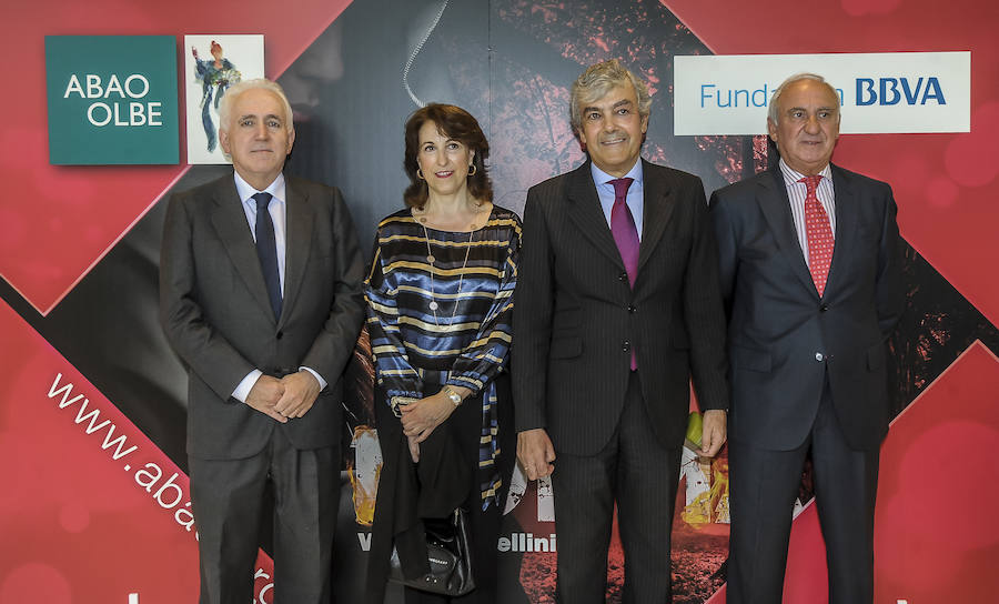 José María Guibert, Gema Tomás, Carlos Gorria y Txema Bilbao.