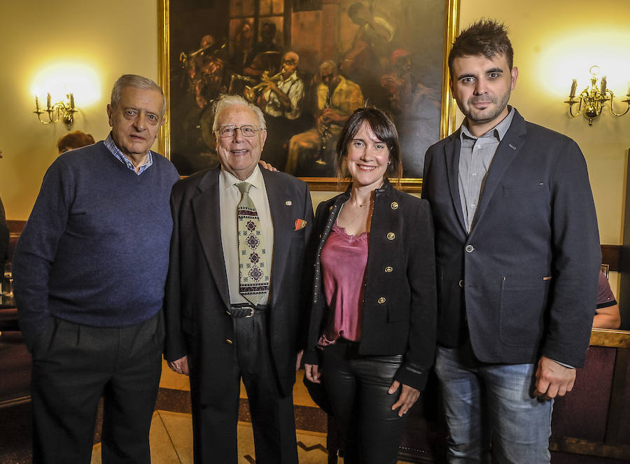 José Antonio Cayón, Javier Reino, María José Aranguren y Josu Ortega. 