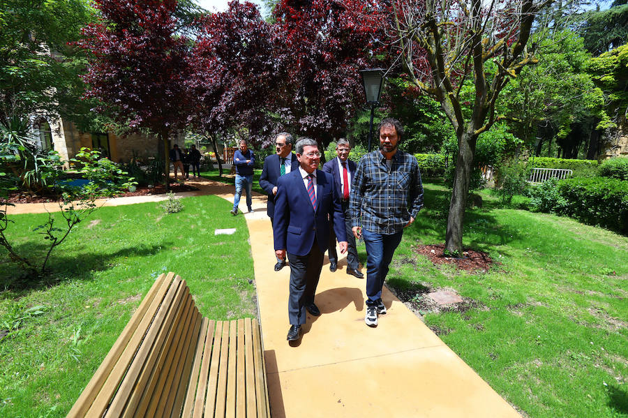La recuperación de los jardines ha terminado y la residencia dependiente de la Diputación espera reformar un claustro 