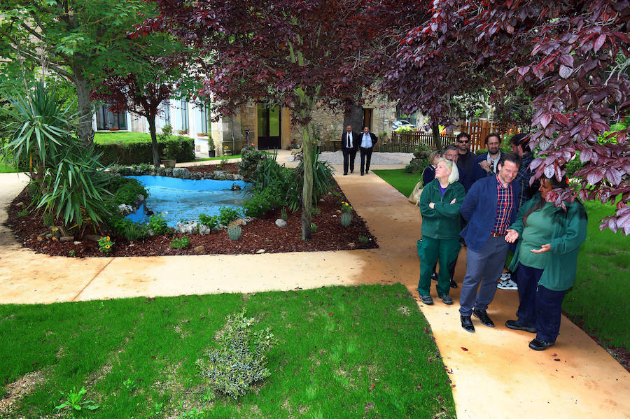 La recuperación de los jardines ha terminado y la residencia dependiente de la Diputación espera reformar un claustro 