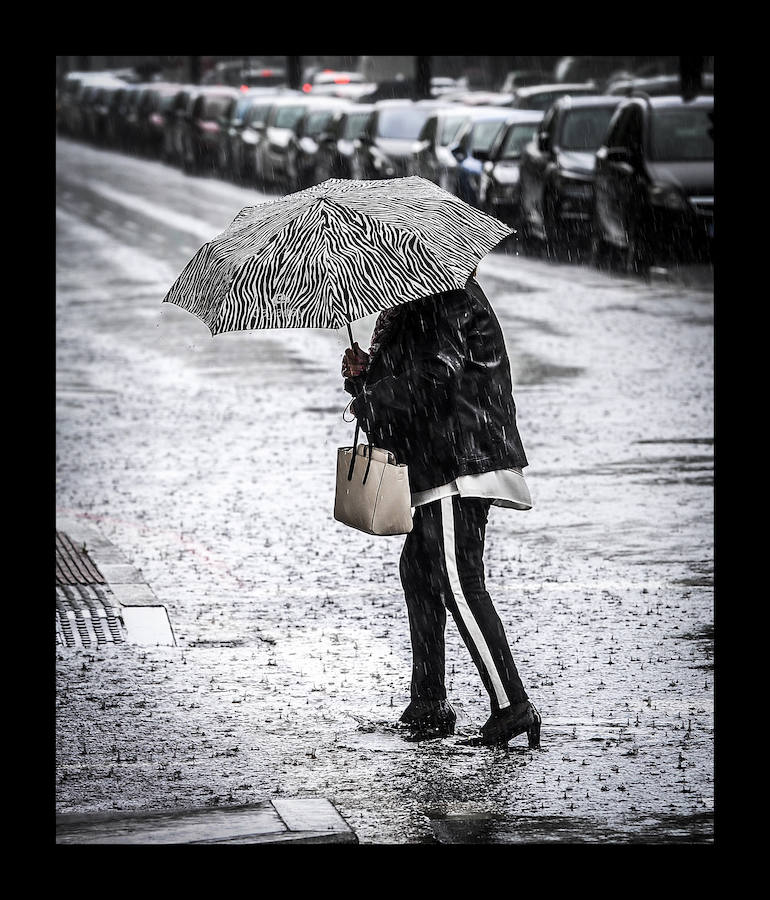Fotos: Las tormentas anegan las calles de Vitoria