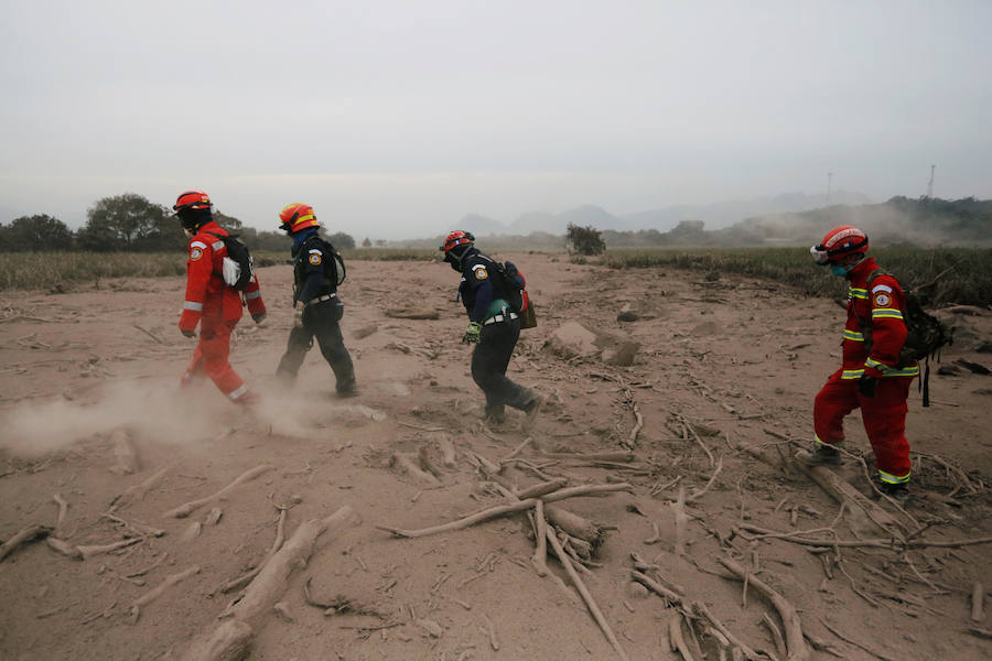 Fotos: Erupción del volcán de Fuego en Guatemala