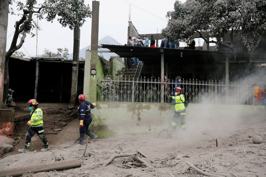 Fotos: Erupción del volcán de Fuego en Guatemala