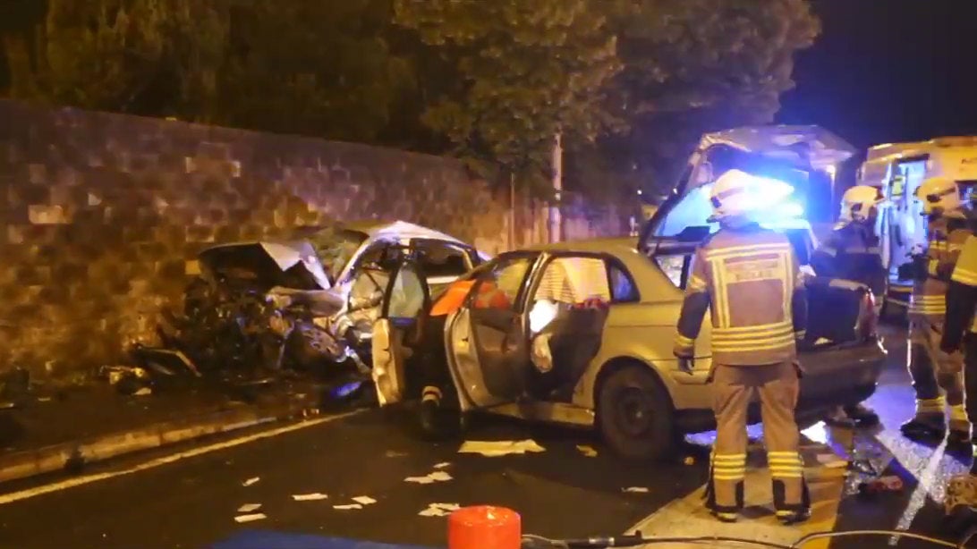 Los Bomberos han tenido que liberar a la víctima.