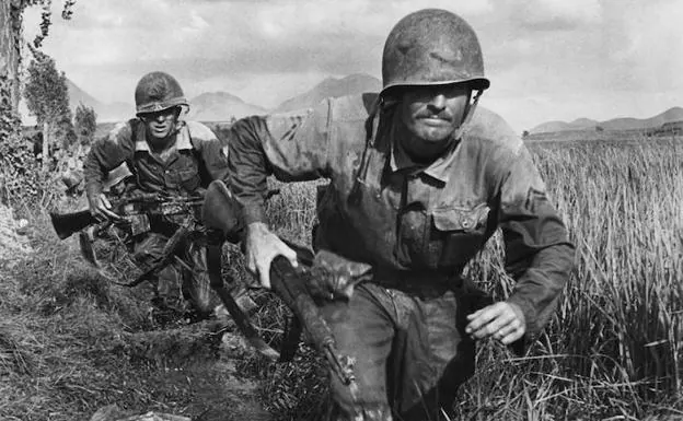 Imagen de la guerra de Corea.