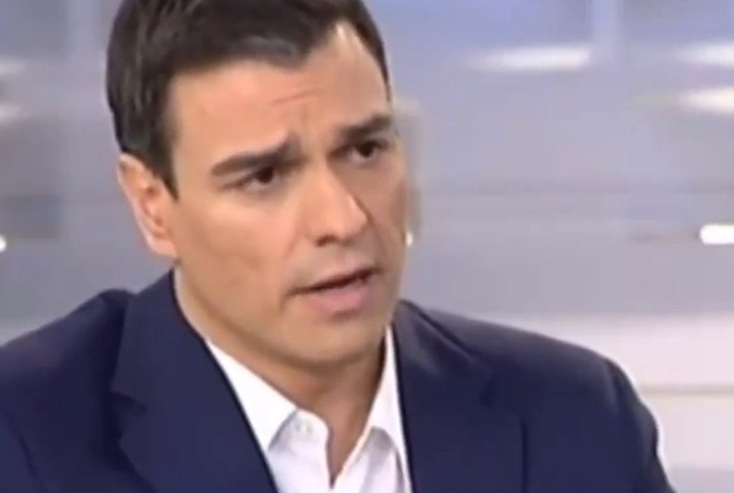 Sánchez, durante su entrevista en 2015. 