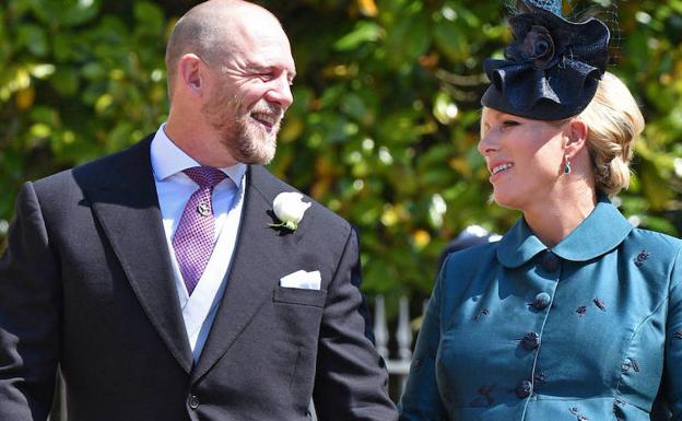Mike Tindall y Zara Phillips.