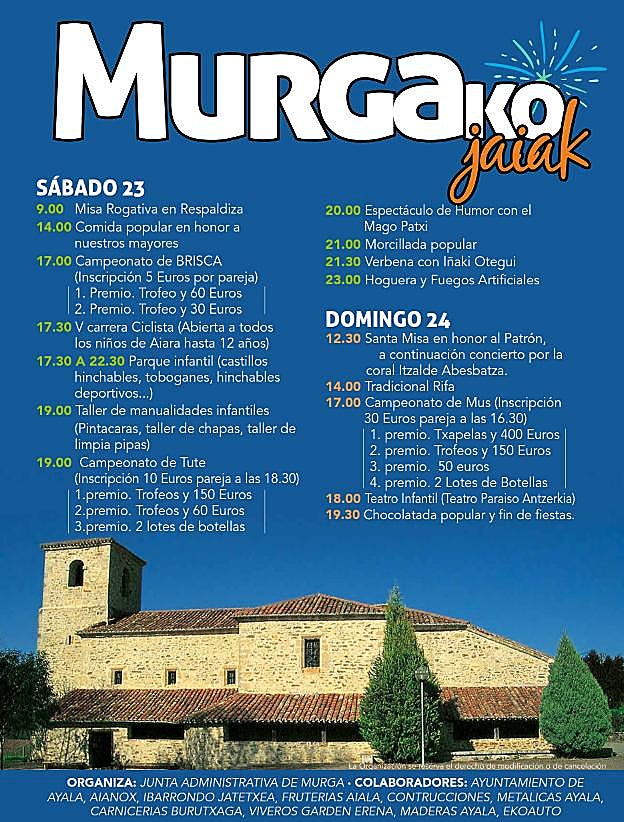 Programa de fiestas de Murga 2018