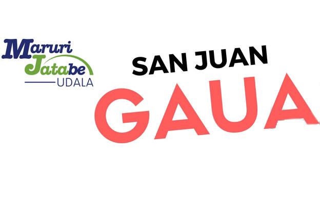 Program de fiestas de Maruri - Jatabe 2018: San Juan Gaua