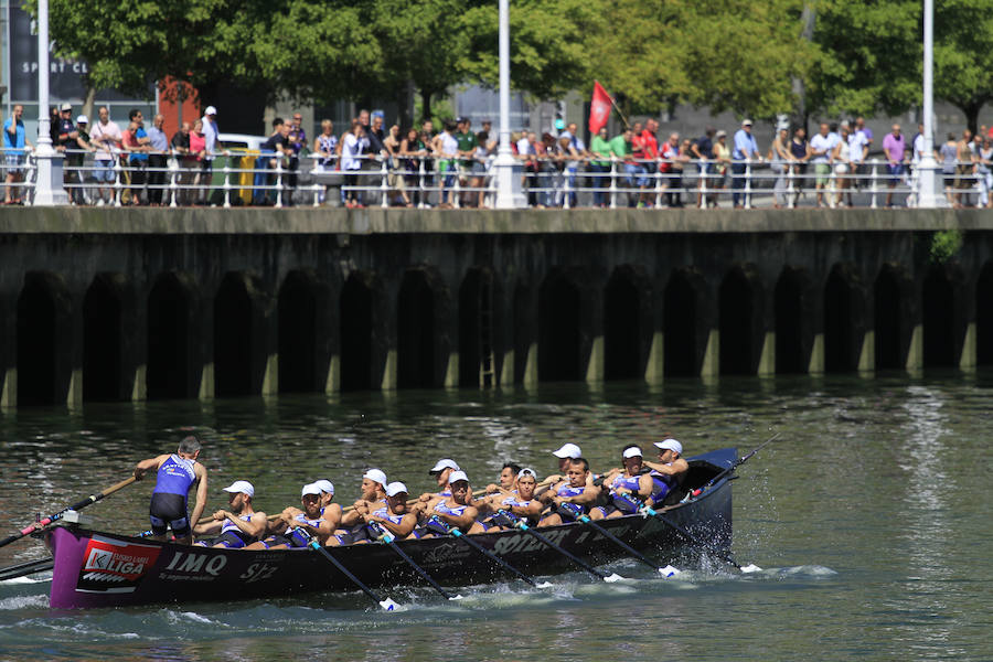 Urdaibai se ha impuesto en la regata por delante de Hondarribia