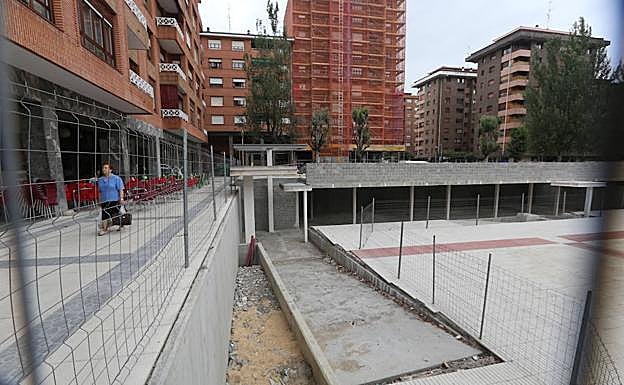 Las obras comenzaron en septiembre y llevan semanas paralizadas. 