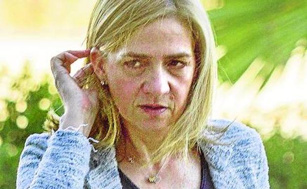 La infanta acudió el domingo a la prisión de Brieva.