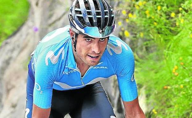 Mikel Landa, durante el ataque en montaña que protagonizó en la pasada Vuelta a Suiza