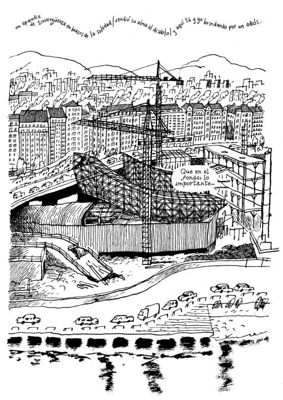 Alfonso Zapico reconstruye la entrevista que el socialista Eduardo Madina realizó al músico Fermin Muguruza para la revista Jot Down. El ayer de ETA, visto por una víctima y un defensor.