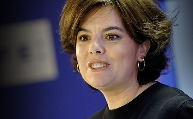 Soraya Sáenz de Santamaría. 