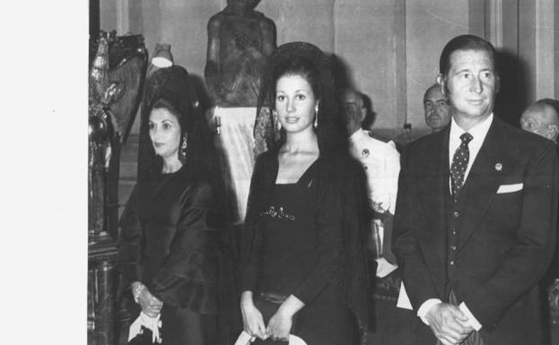 Imagen principal - El Marqués de Villaverde. Dominguïn con Ava Gardner. Dalí con Franco.