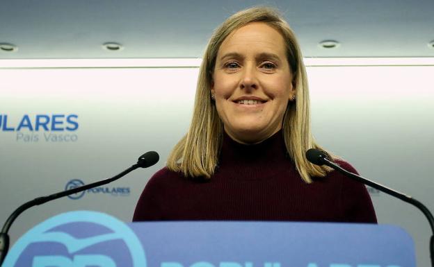 La secretaria general del PP en Euskadi, Amaya Fernández.