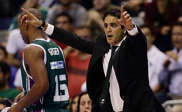 Antonio Herrera, junto a Jayson Granger, hace dos años en Málaga. 